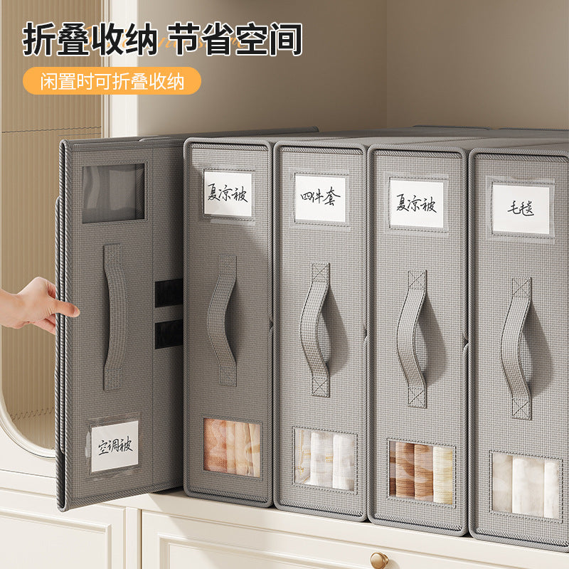 Non-woven Bed Sheet Storage Box Clothes Fabric Bed Sheet Four-piece Set Storage Wardrobe Bedroom Quilt Cover Storage Box